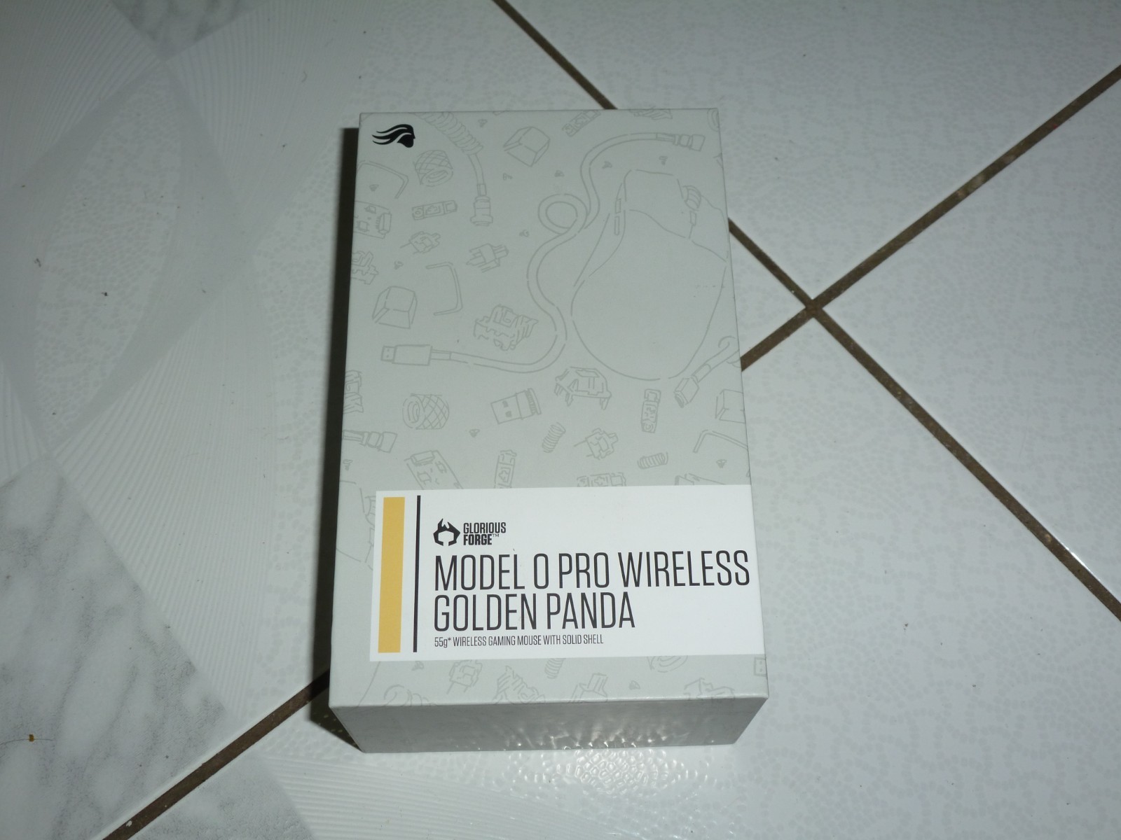 Glorious Forge Model O PRO Wireless Gaming Mouse Golden Panda - New In Box