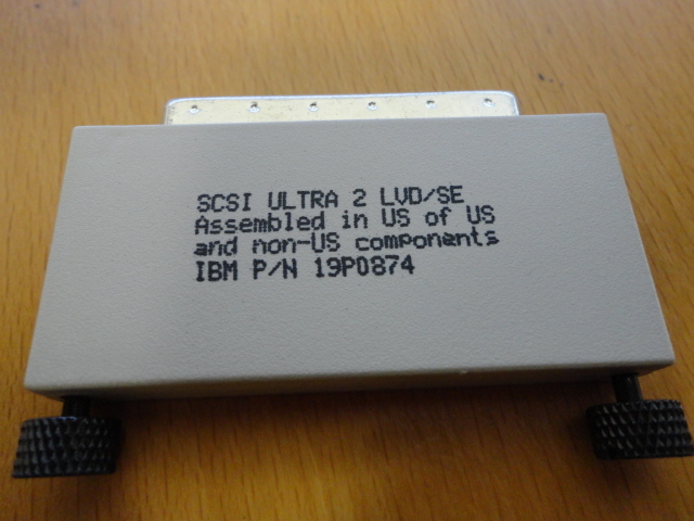 IBM 19P0874 SCSI Ultra2 LVD/SE terminator for 3580 3581 Series