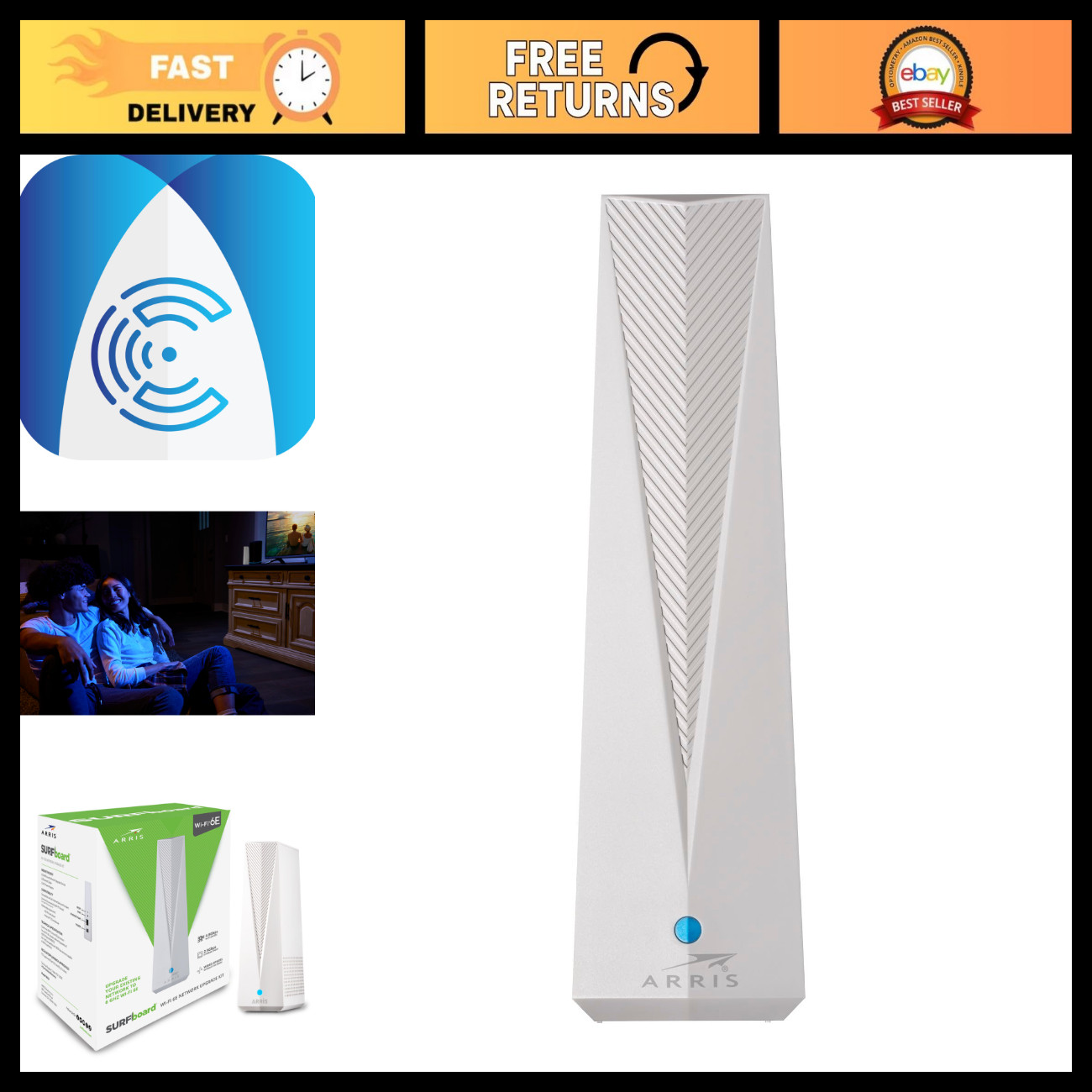 Wi-Fi 6E Access Point with 6 GHz Band | 2.5 Gbps Port | Upgrade Your Network