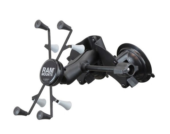 RAM X-Grip with RAM Twist-Lock Suction Cup Mount for 7"-8" Tablets - Black