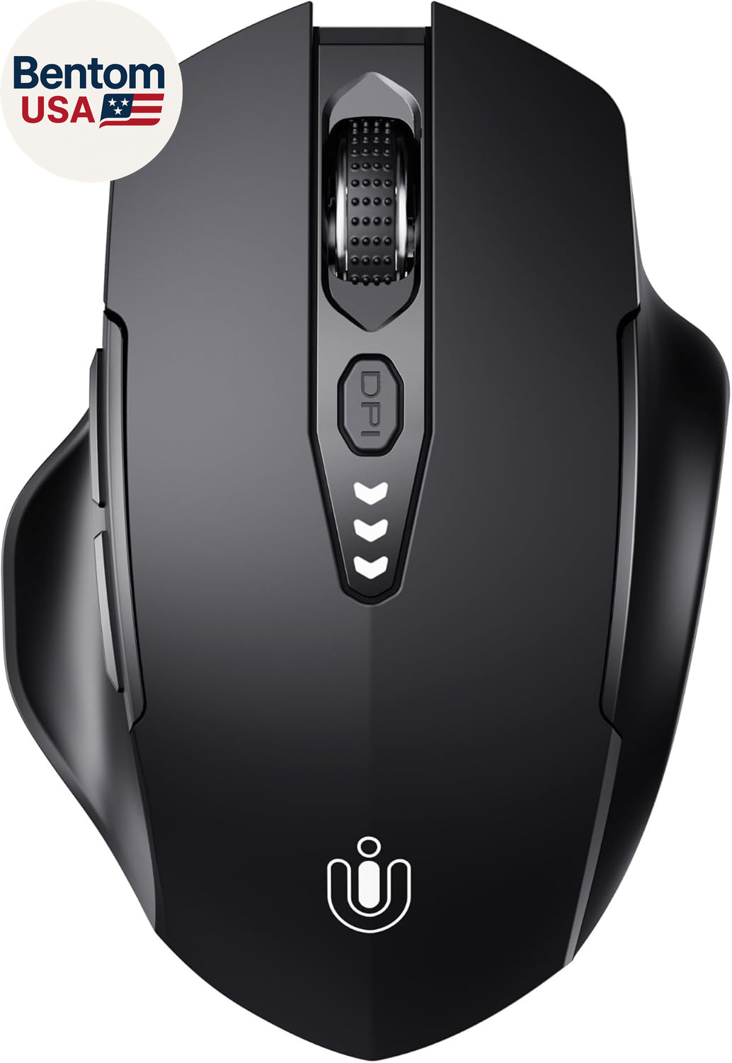 Wireless Bluetooth Mouse,[Upgraded] Rechargeable (BT 5.0/4.0+2.4G Hz),Computer M
