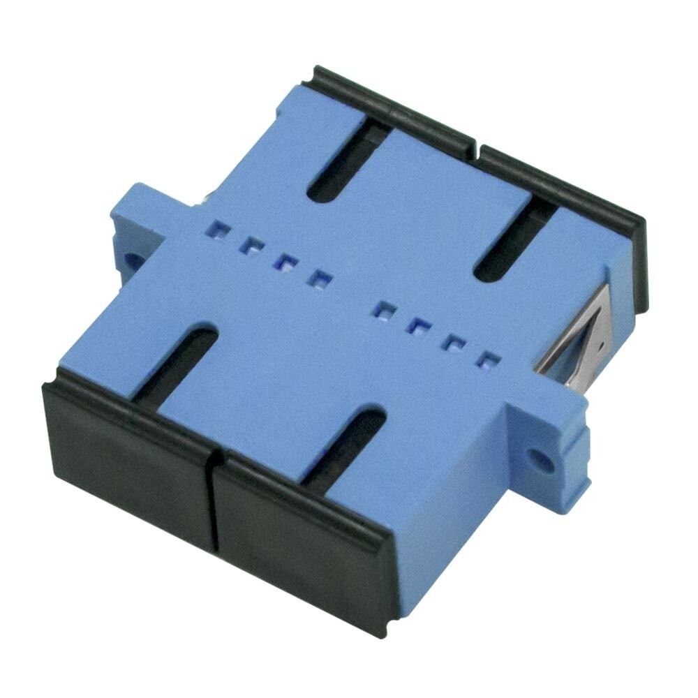 Lynn Fiber Optic Coupler/Adapter - Single Mode - Quad LC - Blue