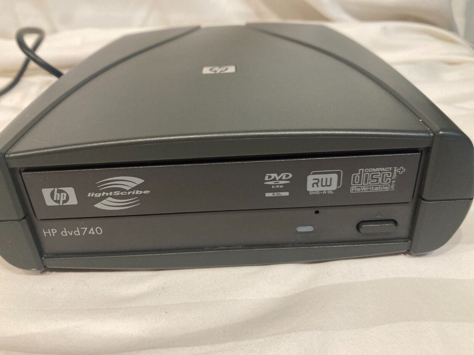 HP Dvd740 DVD/CD External Rewritable Drive - See Video - Tested GUC