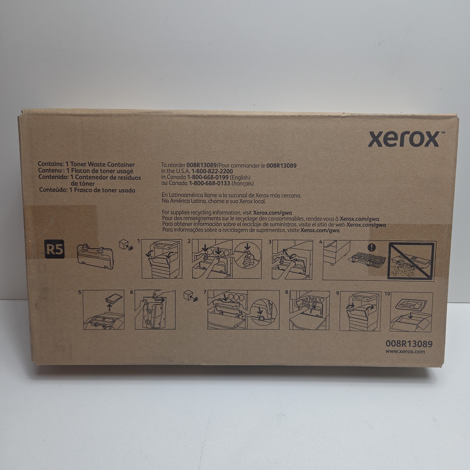 NEW GENUINE - Xerox Waste Cartridge for WorkCentre - 008R13089 NIB
