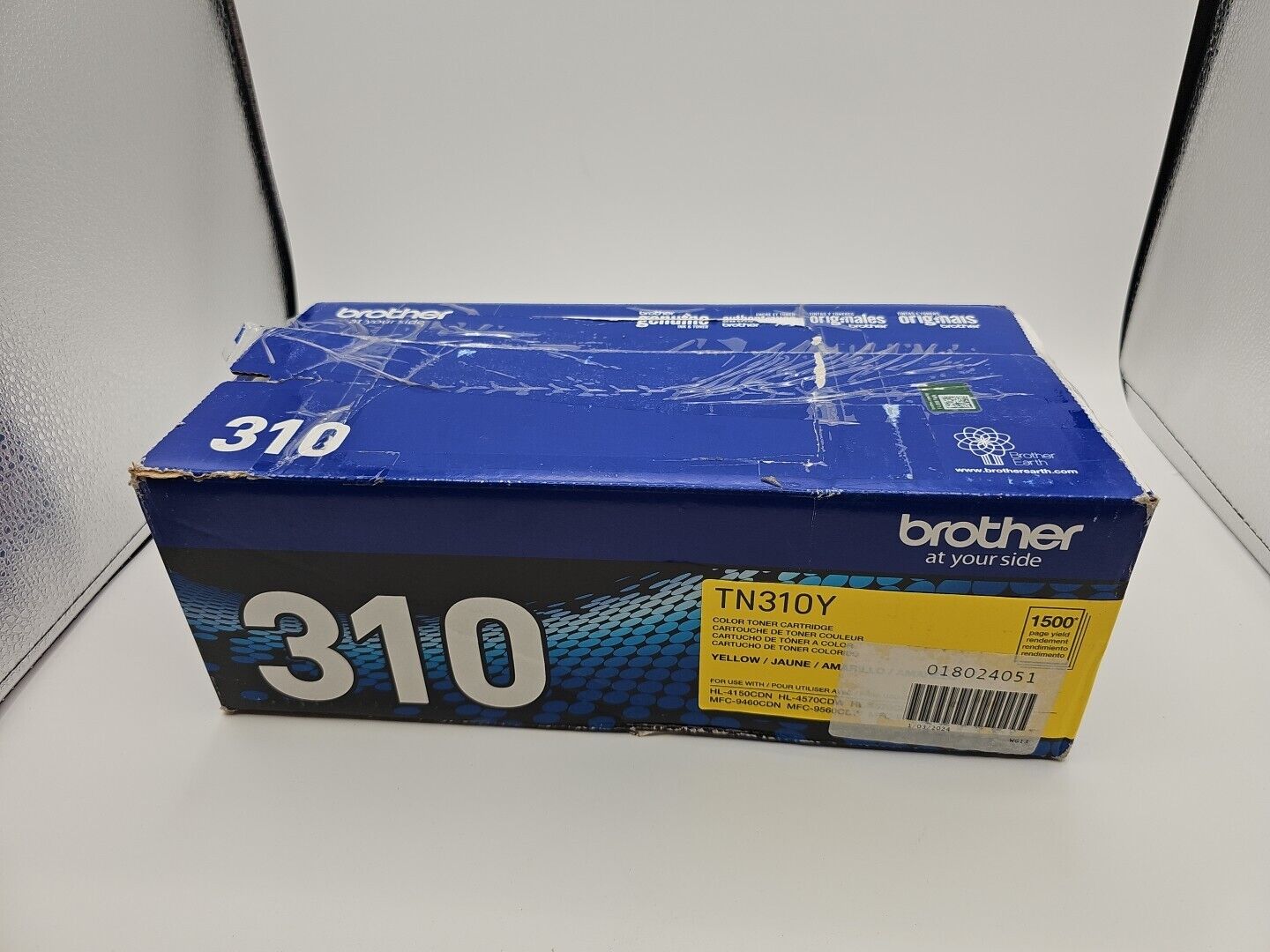 Genuine Brother Sealed TN310Y Yellow Toner Cartridge New Factory Sealed