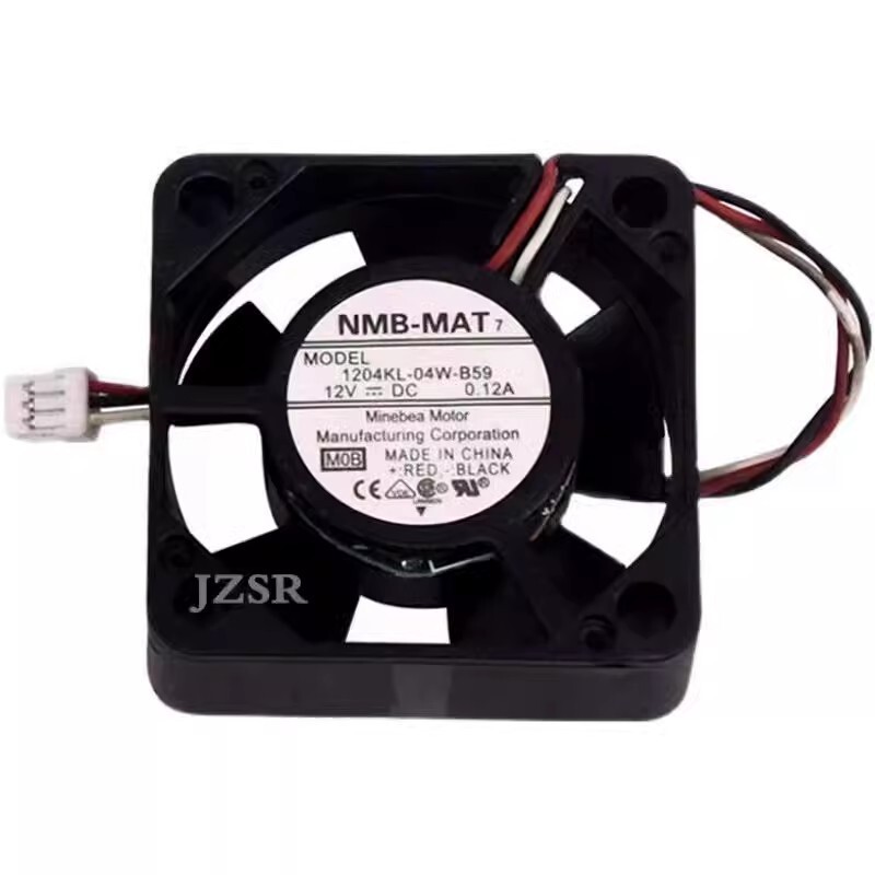 NMB-MAT 1204KL-04W-B59 3010 DC12V 0.12A 3-Pin Cooling Fan