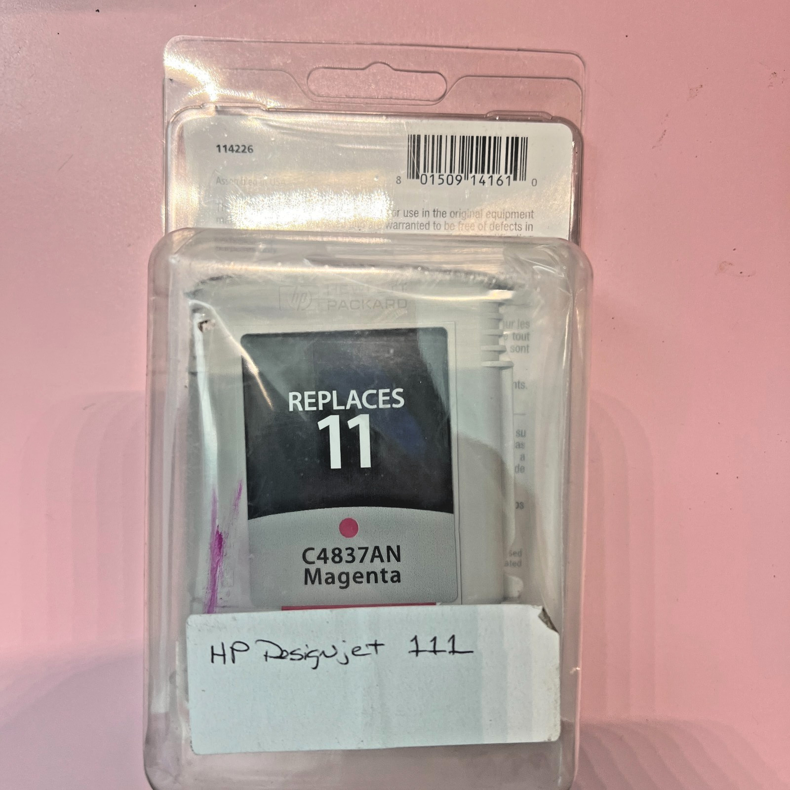Premium Compatible HP 11 Magenta Ink Cartridge C4837AN for DesignJet 111 110 100