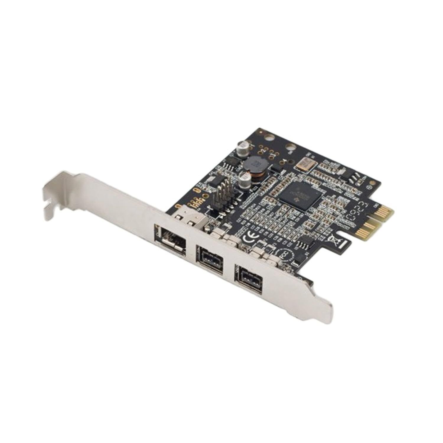 Syba Low Profile PCI-Express Firewire Card with Two 1394b Ports and One 1394a