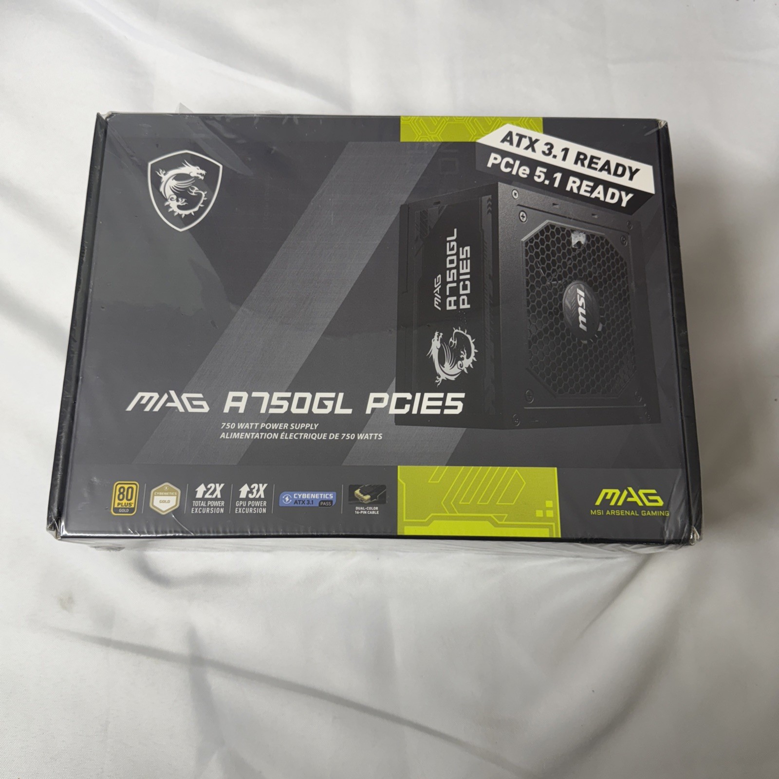 MSI MAG A750GL PCIE5 FACTORY SEALED