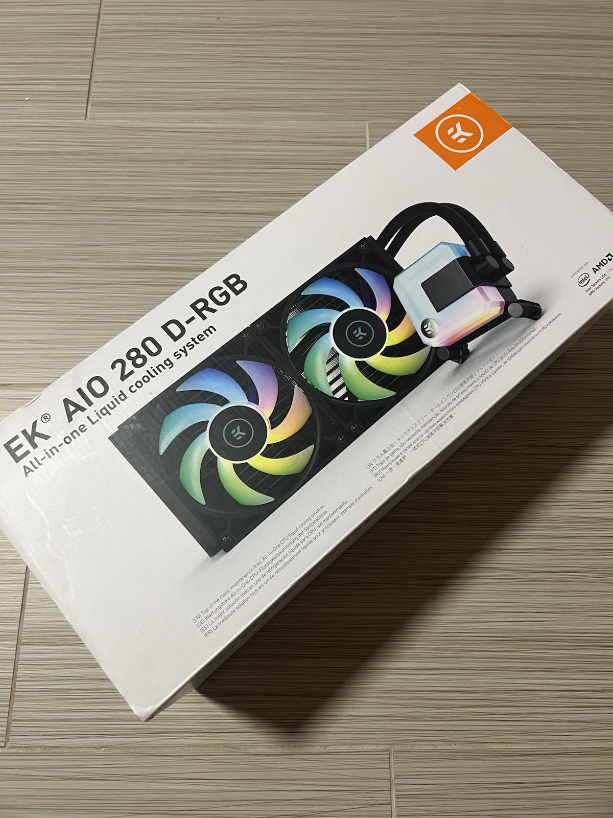 EK AIO 280 D-RGB All-In-One CPU Liquid Cooler Brand New
