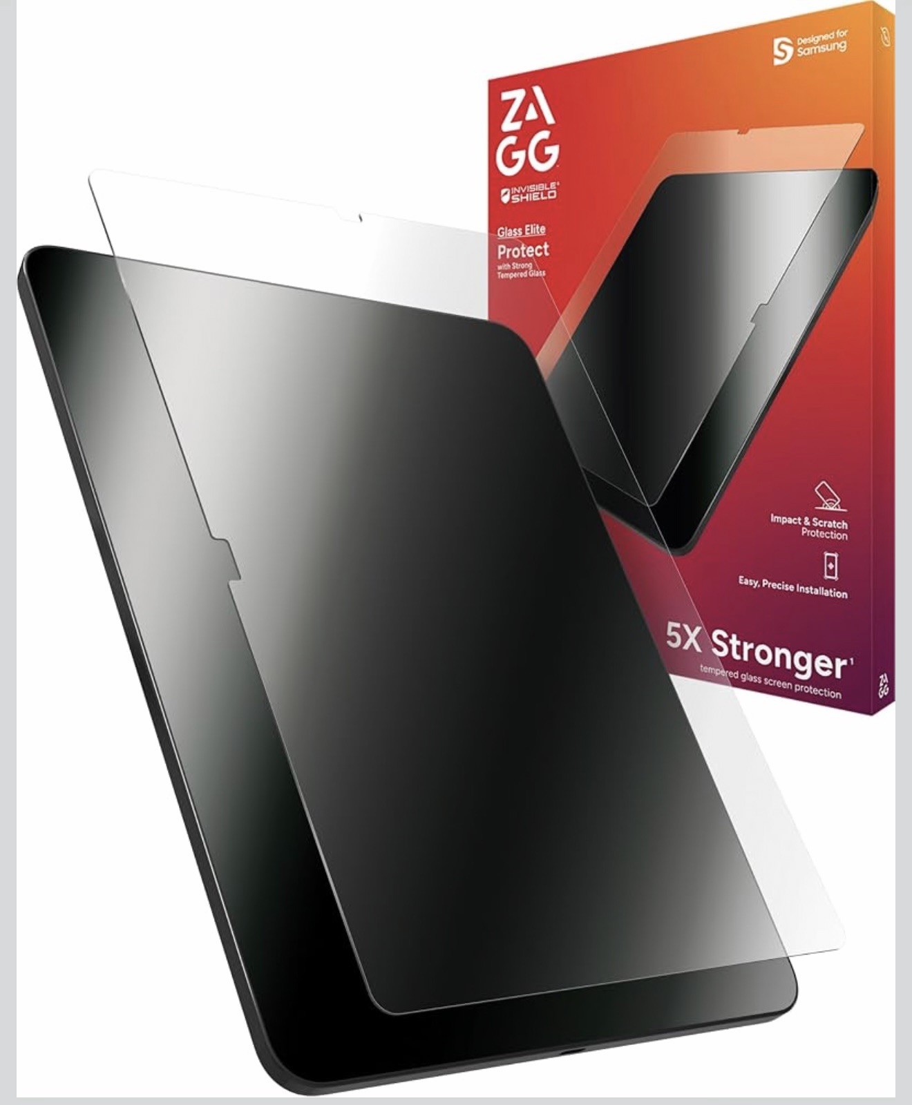 ZAGG InvisibleShield Glass Elite Samsung Galaxy Tab S10+ S9+ S9 FE+ New