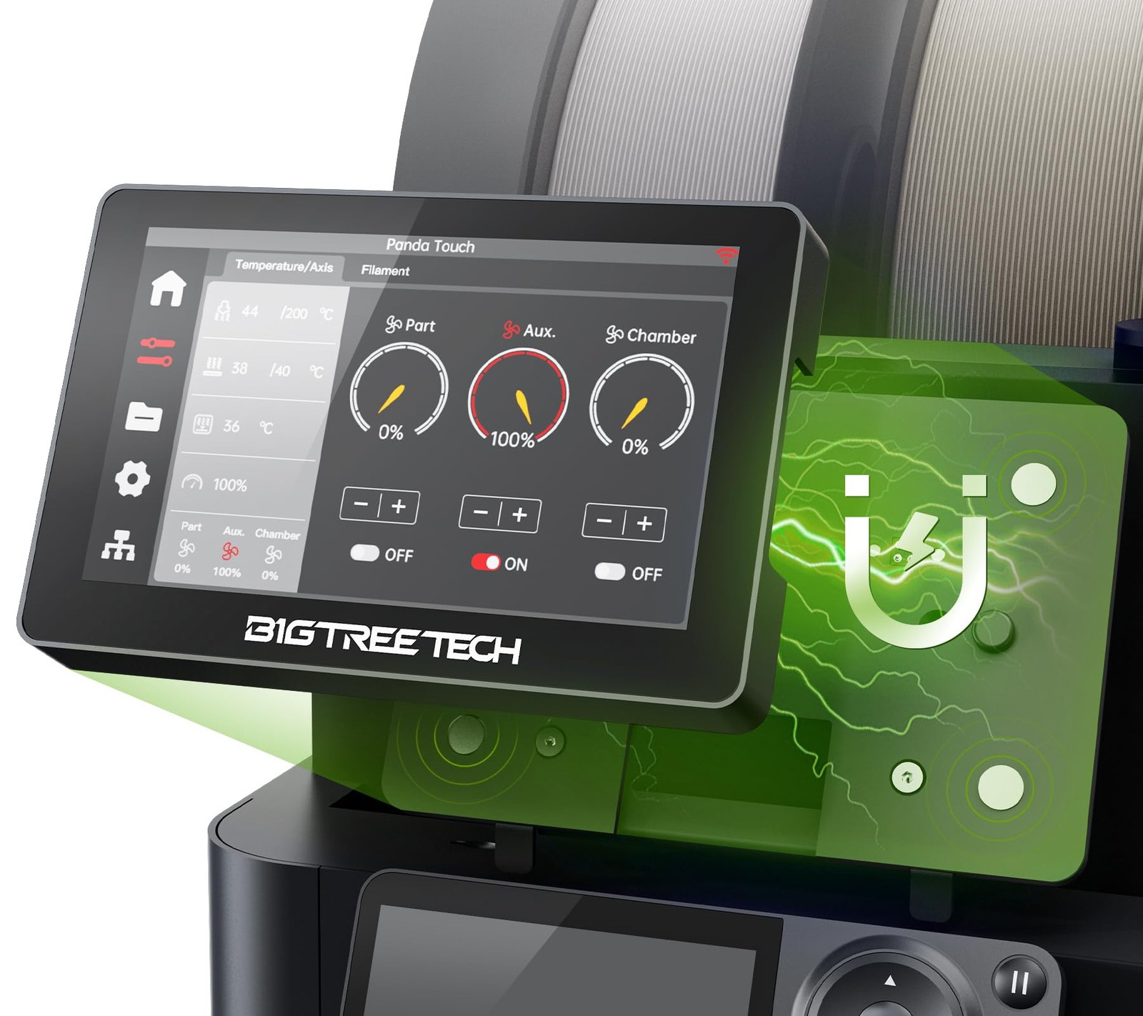 BIGTREETECH Direct Panda Touch for Bambu-Lab P1S P1P X1C X1E A1 Mini 3D