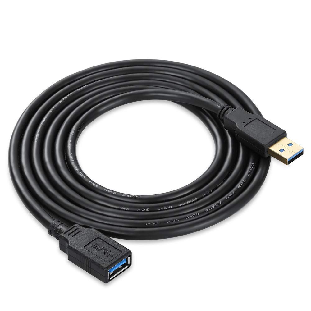 XBOHJOE USB Extension Cable,USB 3.0 Type A Male to A Female 12 ft