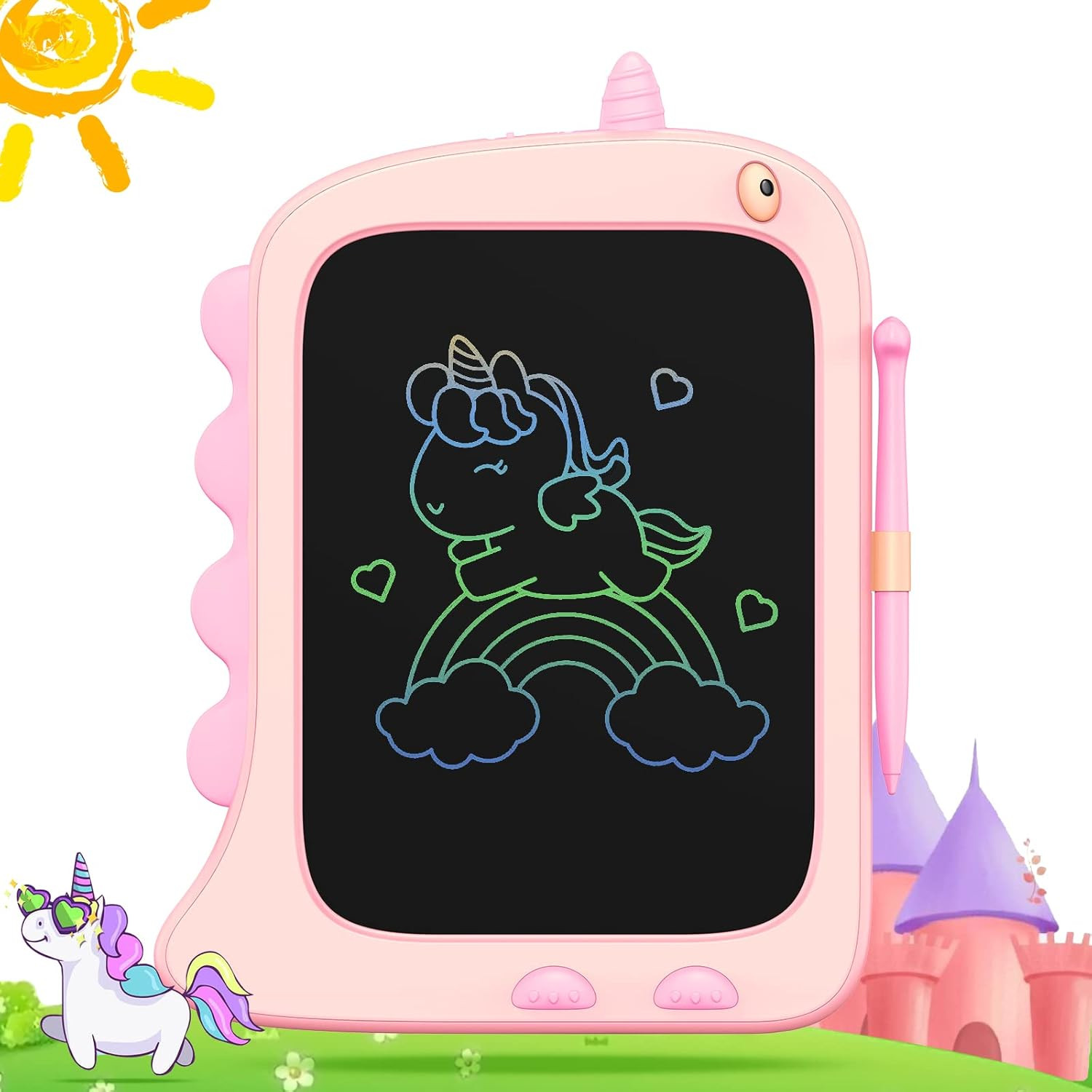 8.5 Inch LCD Doodle Board Tablet for Girls - Unicorn Drawing Pad