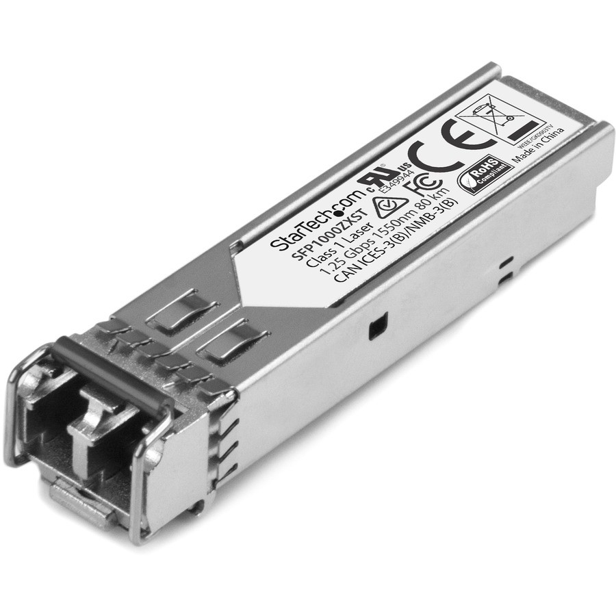 StarTech MSA Uncoded SFP Module - 1000BASE-ZX - 1GE Gigabit Ethernet SFP 1GbE