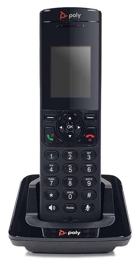 Poly VVX D230 Wireless Handset DECT, 10 hours talk time, support up to 8 lines