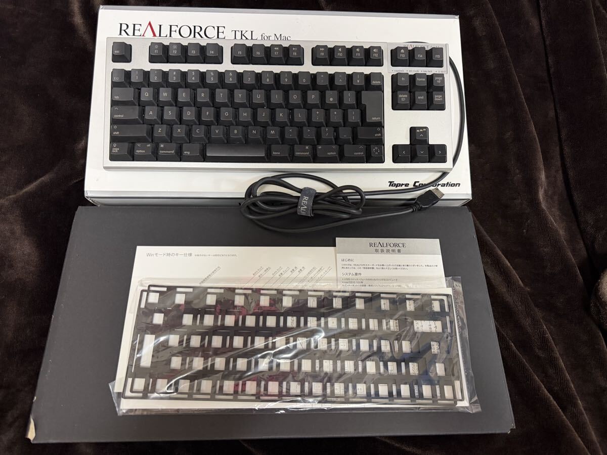 Realforce REALFORCE TKL SA for Mac R2TLSA-JP3M-BK JP TKL Keyboard Unused