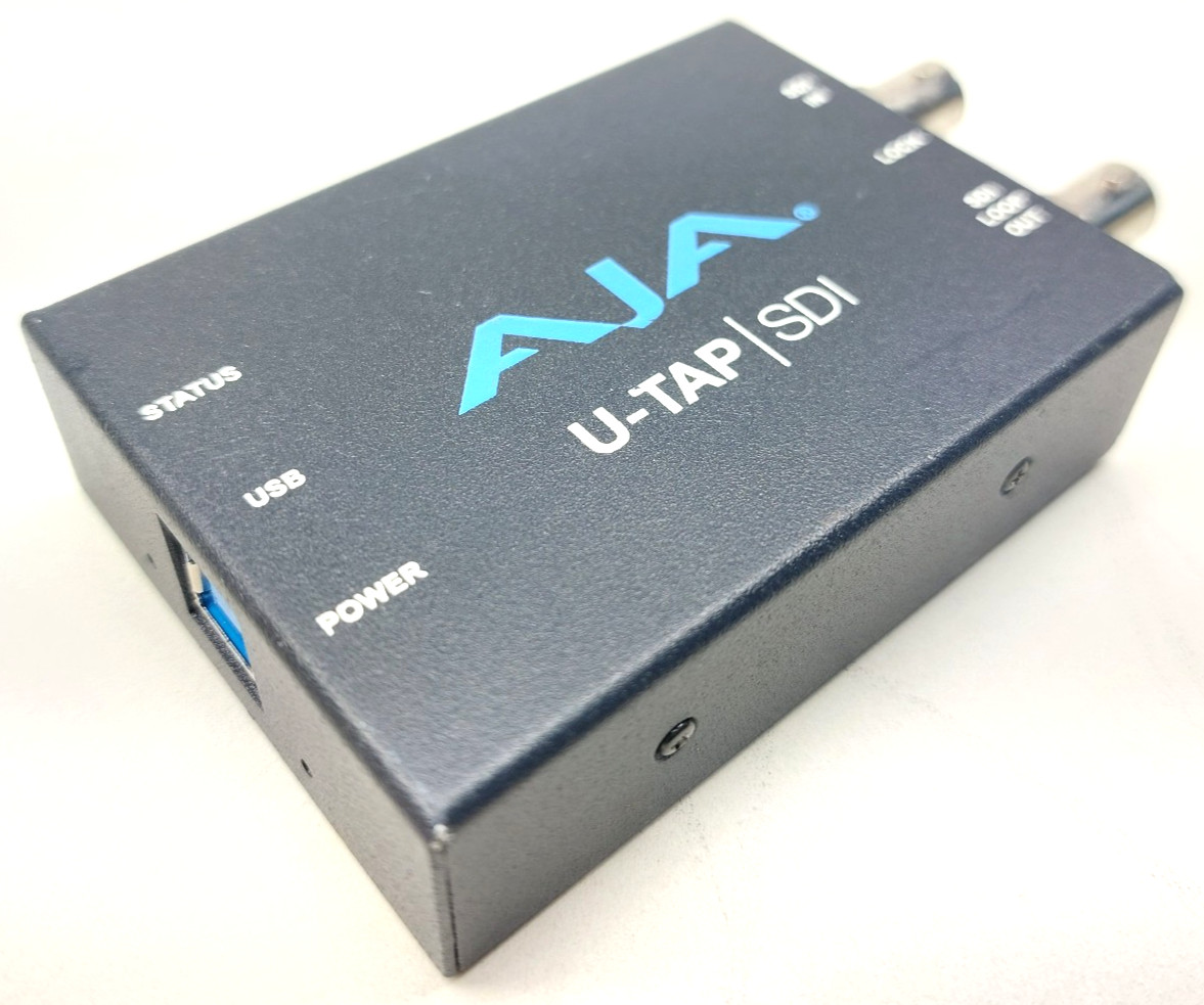 AJA U-TAP SDI Bus-Powered USB 3.0 3G-SDI Video/Audio Capture Device