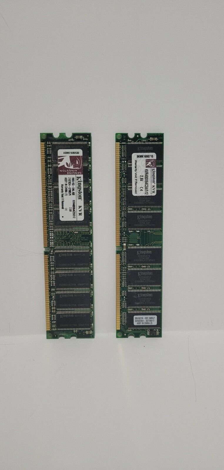 Kingston ValueRAM 512MB 184-Pin DDR SDRAM DDR 400 (PC 3200) Desktop Memory Model