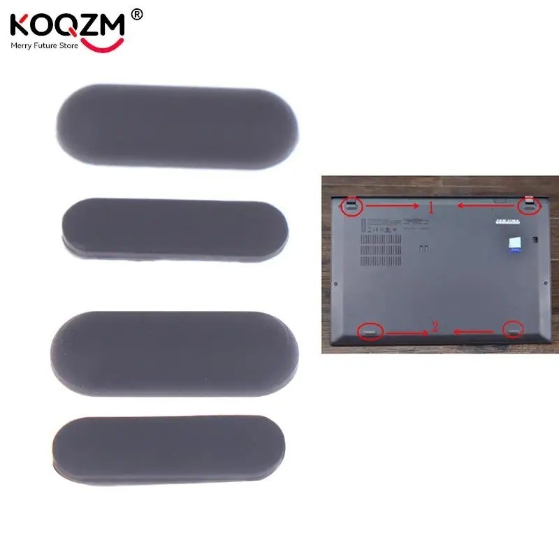4Pcs ThinkPad X1 Carbon 5th 6th Gen Bottom Case Rubber Feet Pads