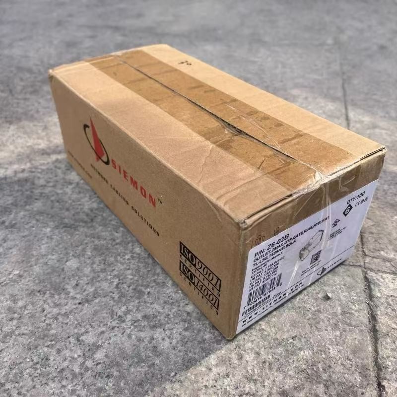 SIEMON Z6-02B CAT6 UTP Tool-Less RJ45 Keystone Jack Cat6 Unshielded Network JacK