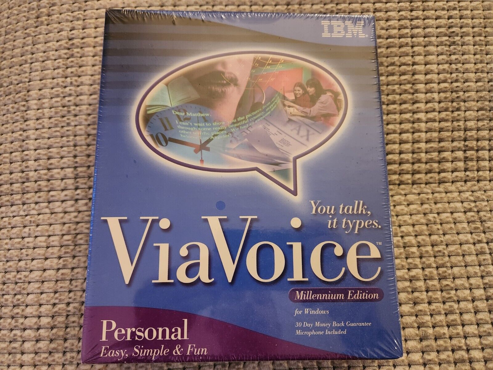 NEW IBM ViaVoice Millenium Edition Personal