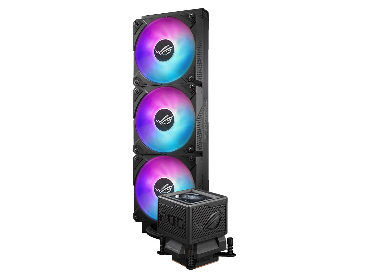 ASUS ROG RYUYJIN III 360 ARGB EXTREME all-in-one AIO CPU liquid cooler, AMD