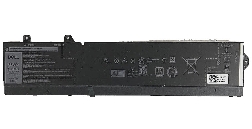 NEW Genuine OEM 83Wh RCVVT Battery For Dell Precision 7670 7680 7770 7780 laptop