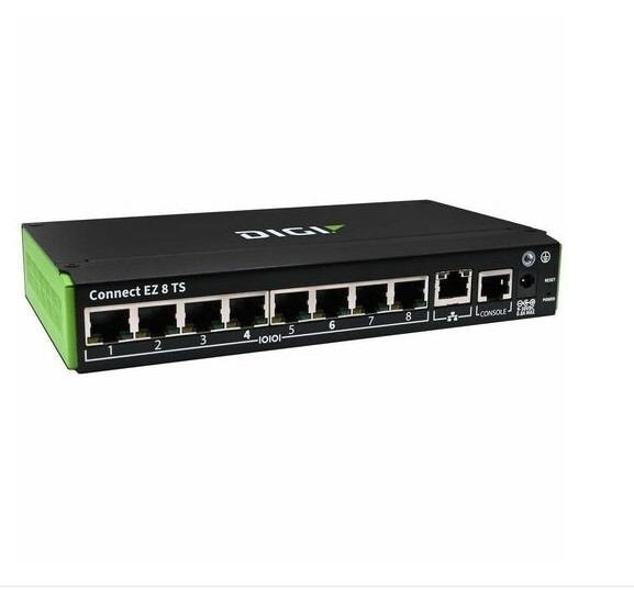 EZ08-TS00-GLB - Digi CONNECT EZ 8 TS SERIAL SERVER  - 8 x Serial Port