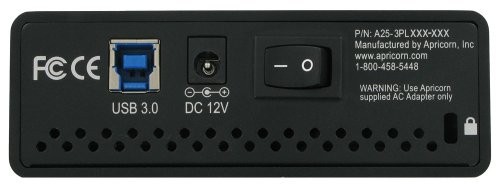 Apricorn ADT3PL256F4000 4TB 3.5" Ext HDD USB 3.0 Black