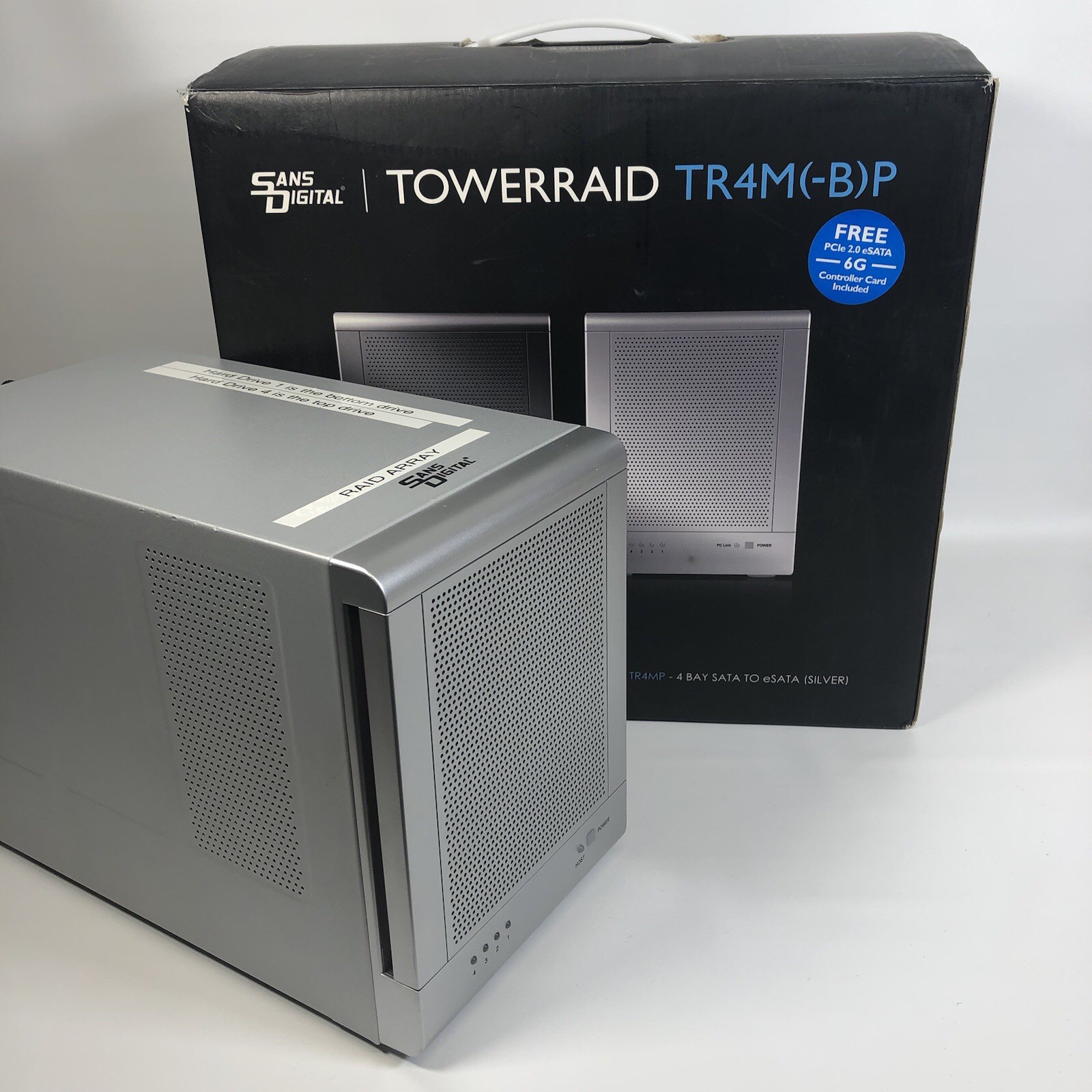 SANS DIGITAL TOWER RAID TR4MP No Drives or Caddies