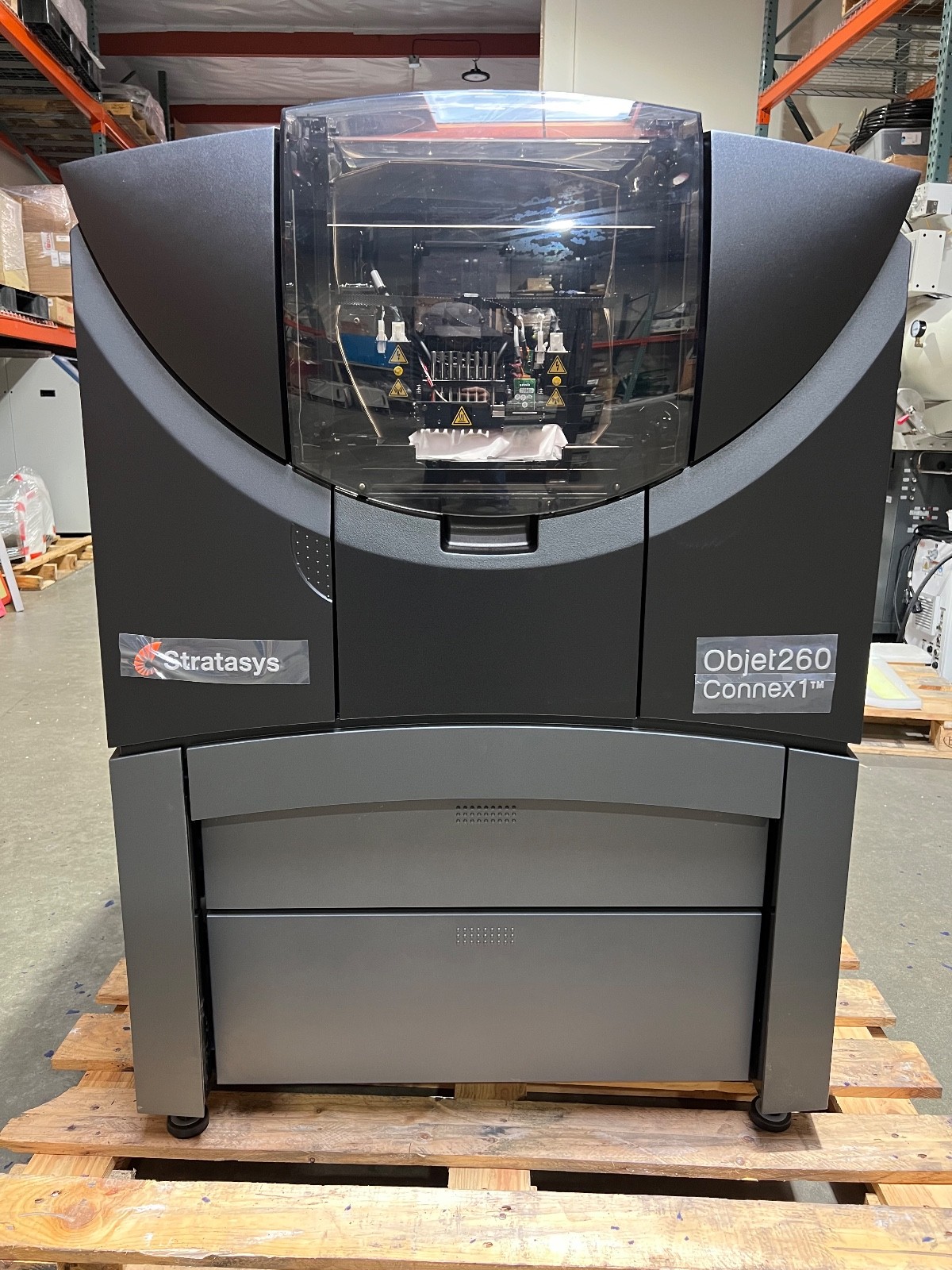 Stratasys Objet260 Connex1 PolyJet 3D Printer with WaterJet & Supplies (Unused)