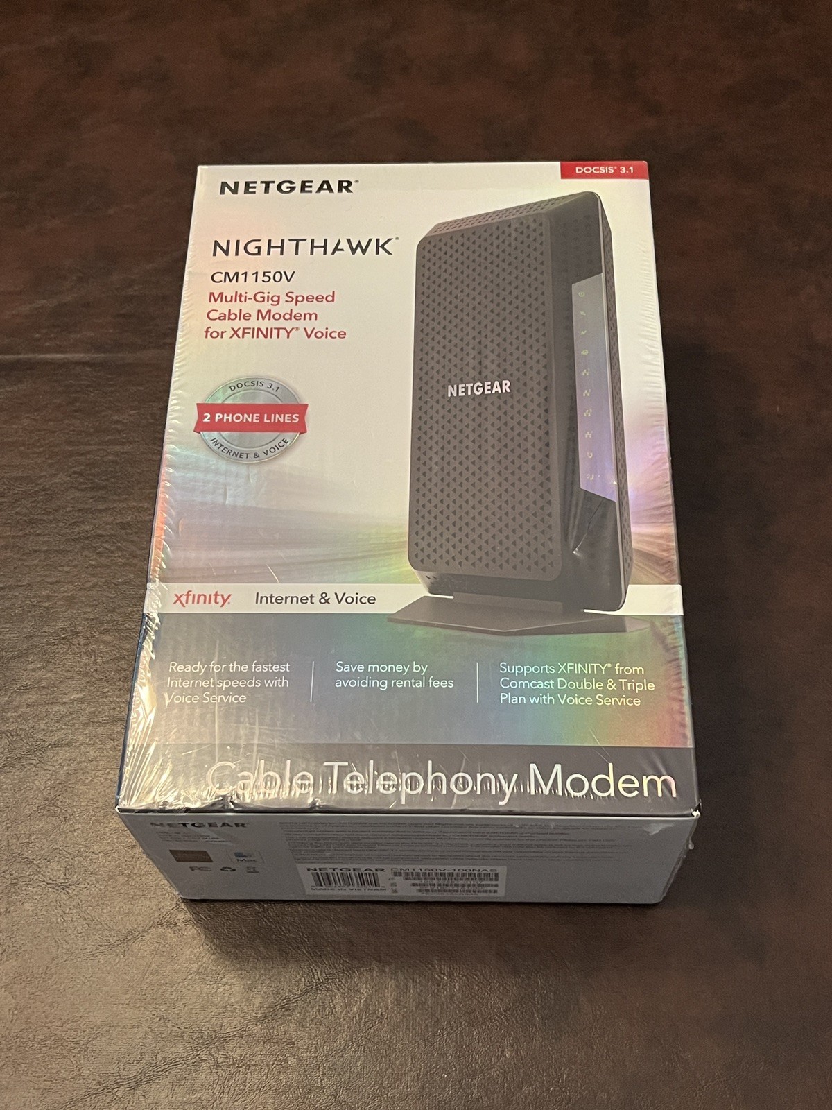 Netgear CM1150V DOCSIS 3.1 Xfinity Cable Modem - Sealed