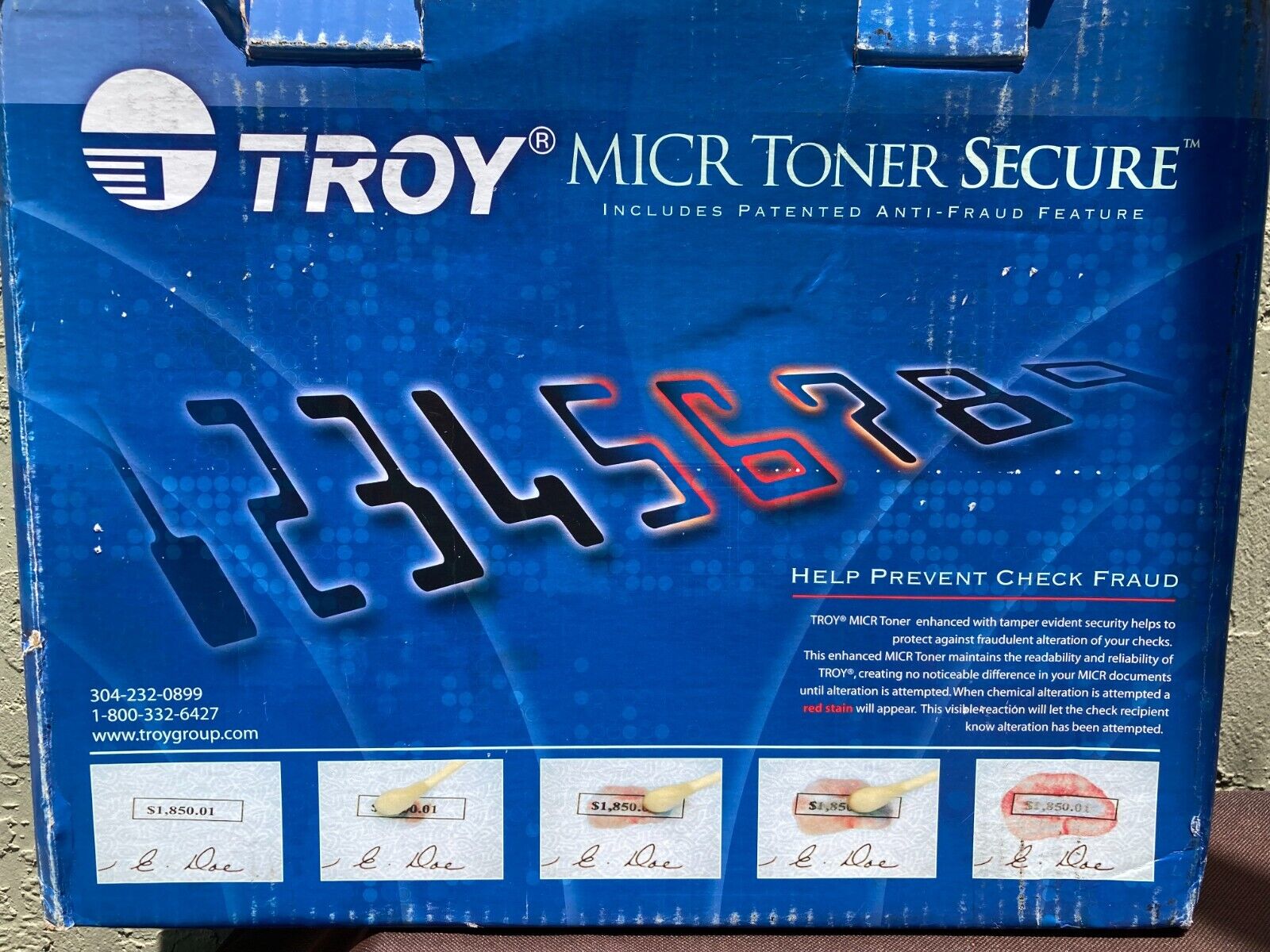 ** GENUINE** TROY 602/603 MICR Toner Secure High Yield Cartridge 02-81351-001