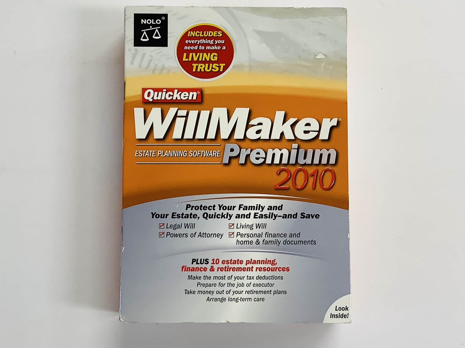 "BRAND NEW" Quicken WillMaker Premium 2010 - Estate Planning Software (Windows)