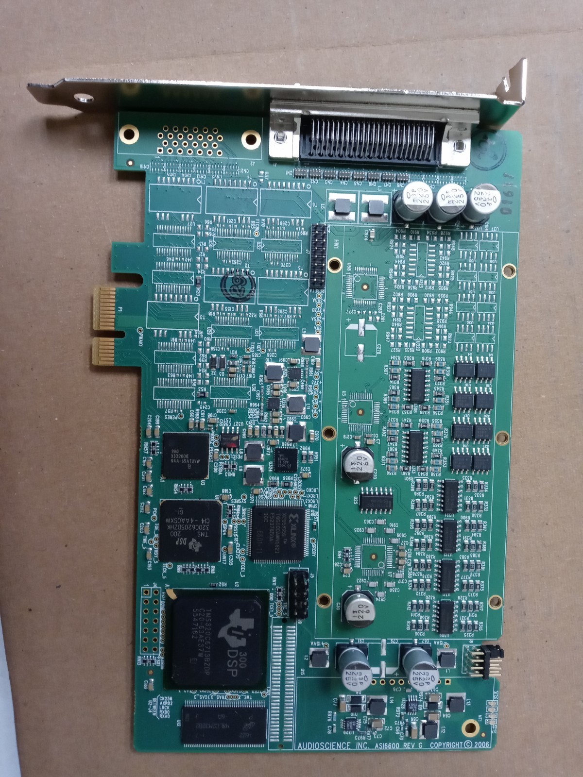 ASI6640-G3 Audioscience PCI Express X1  G3