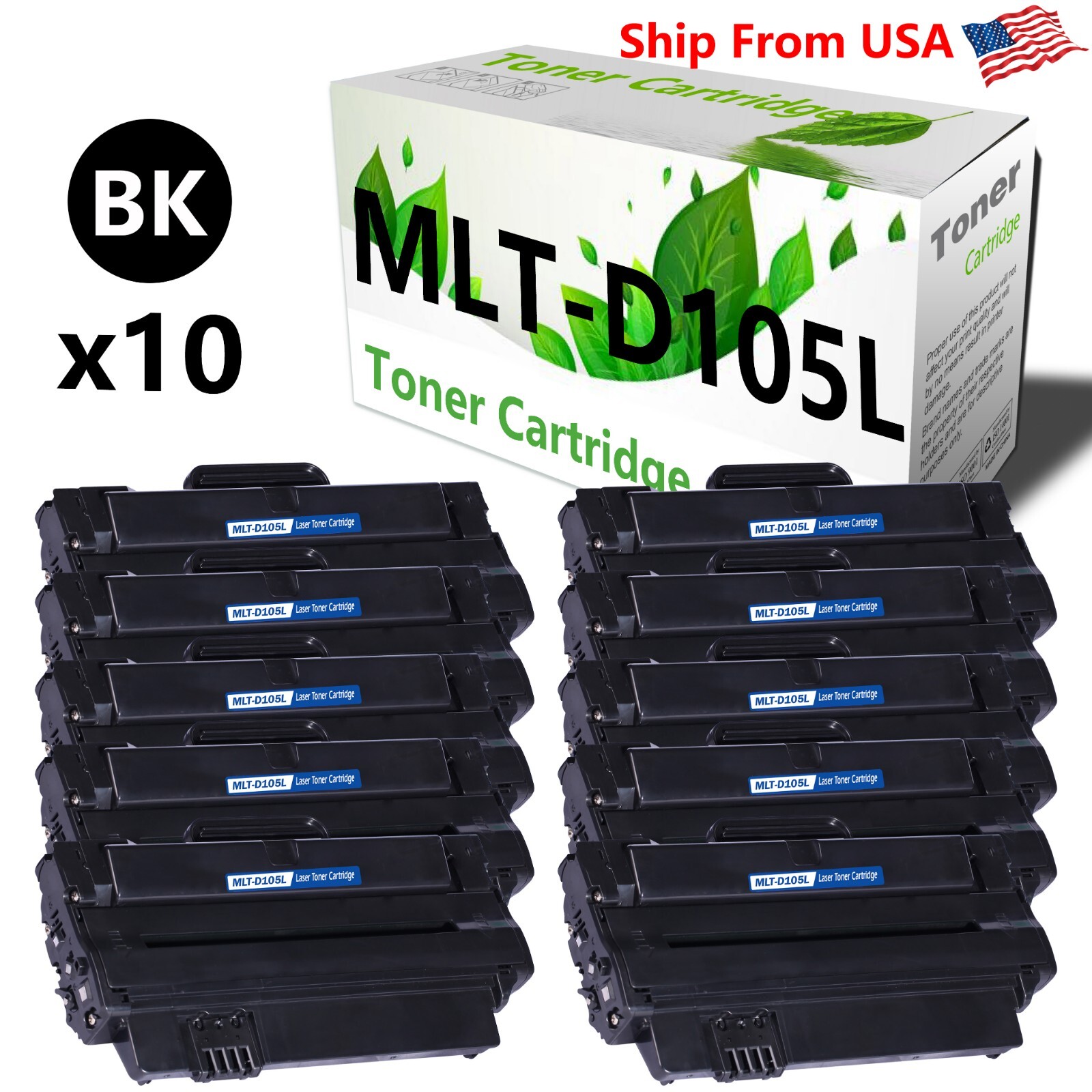 10PK 105L D105L Toner Cartridge Used For SCX-4623FN SCX-4623FW SF-650 Printer