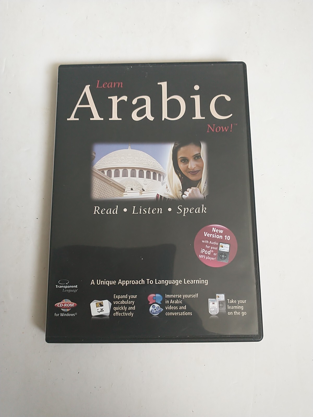 Learn Arabic Now (PC / Mac CD-ROM & MP3 Audio) speech language lessons 