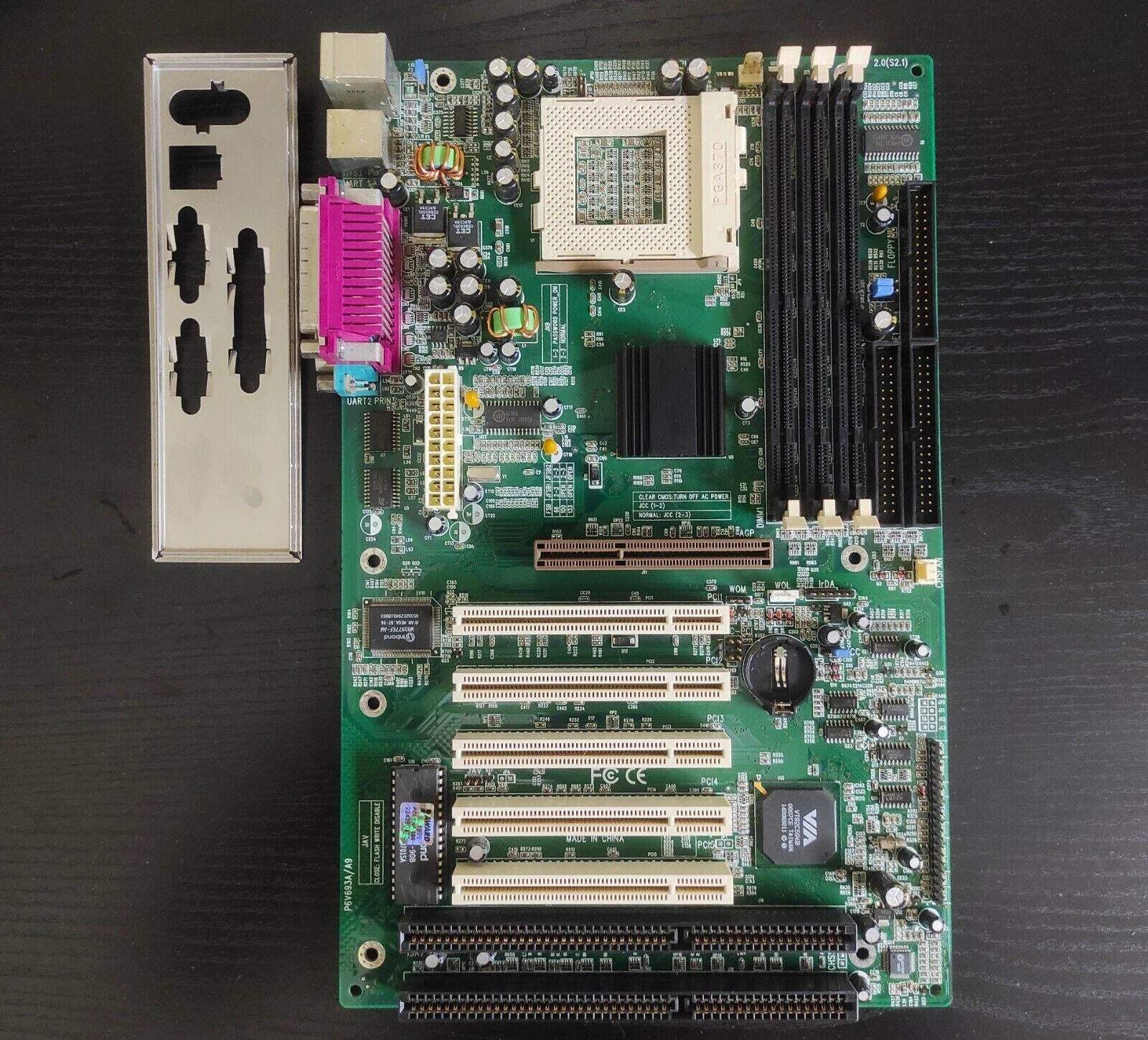 Legend QDI Advance 9 P6V693A/A9 2.0(S2.1) Socket 370 ATX Motherboard AGP ISA PCI