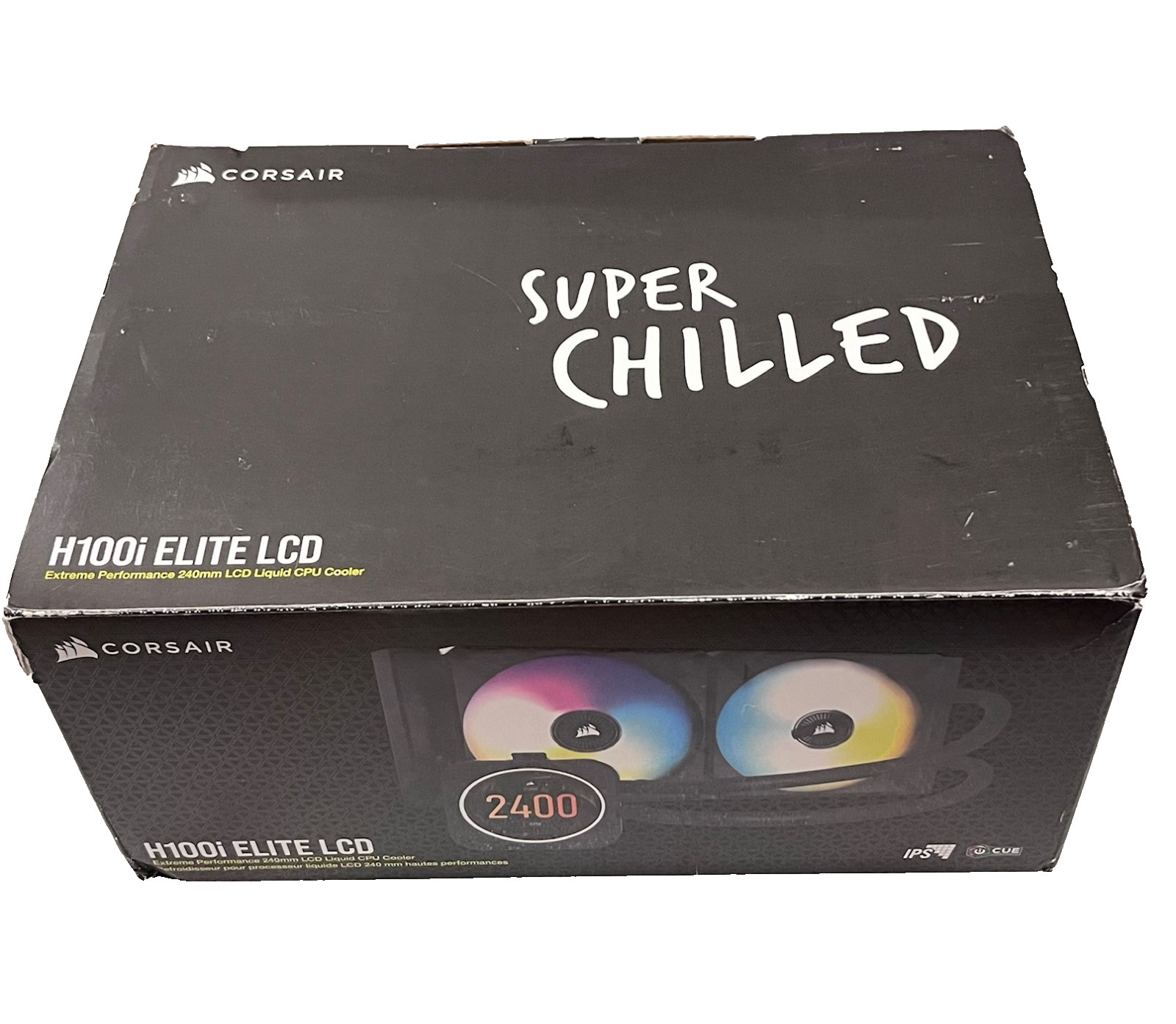 CORSAIR iCUE H100i ELITE LCD Display Liquid CPU Cooler (CW-9060061-WW)