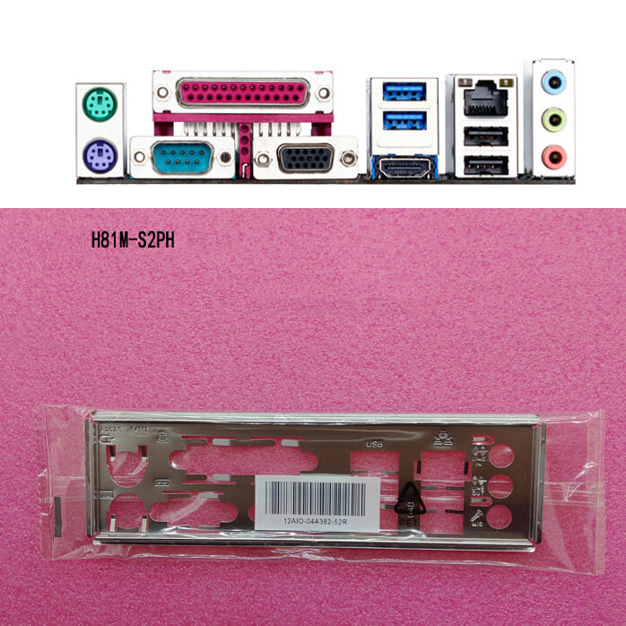 1PCS GA-H81M-S2PH FOR GIGABYTE IO I/O SHIELD Back Plate BackPlate