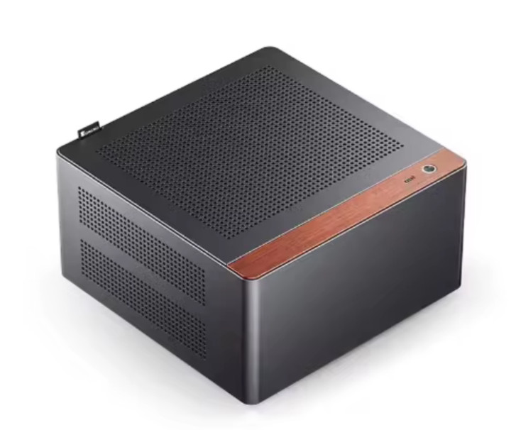 JONSBO NV10 Mini ITX PC Case Black Aluminum SFF Chassis Type-C 1U FLEX PSU