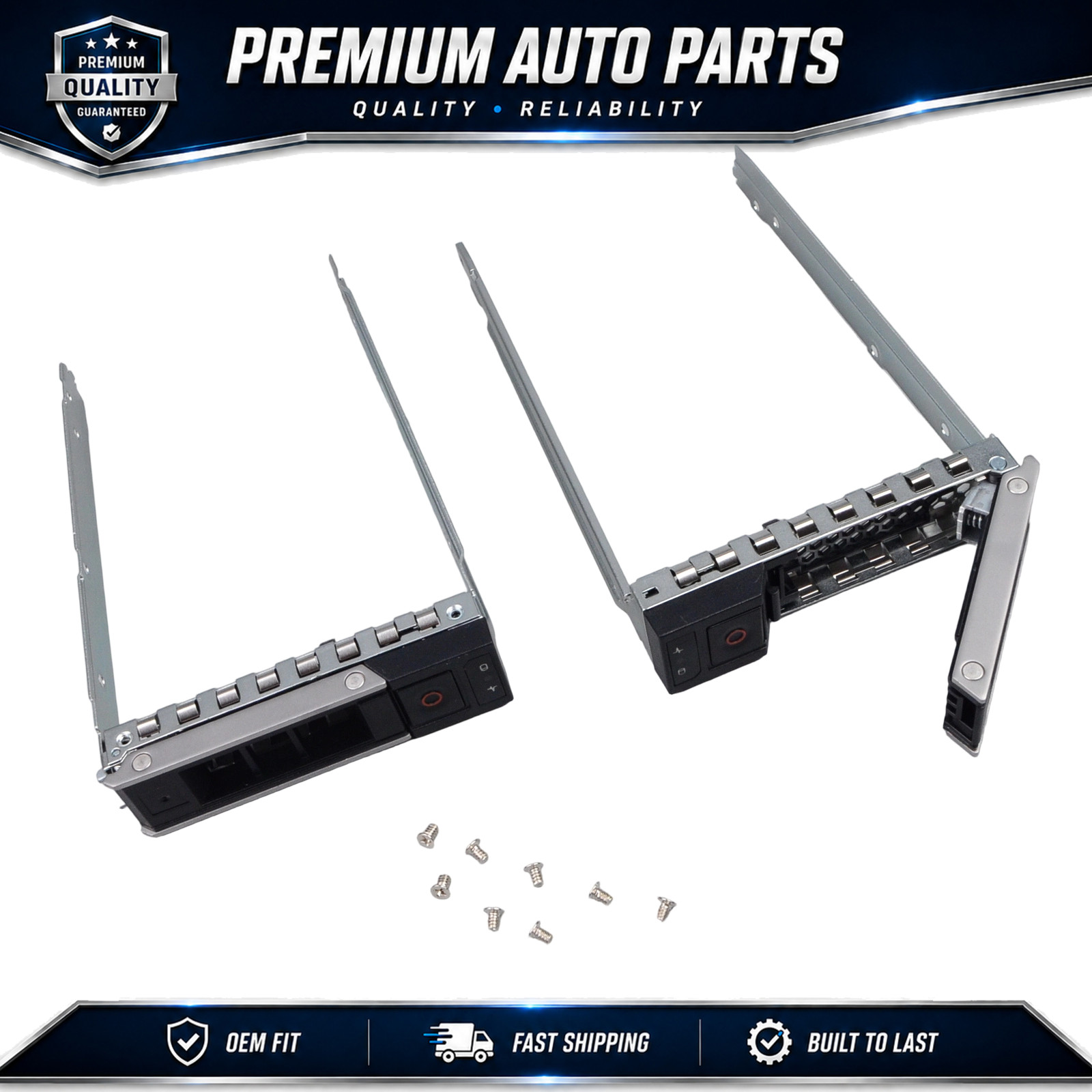 X7K8W Hard Drive Caddy Tray 2PCS for Dell PowerEdge Server 3.5 Inch Replacement