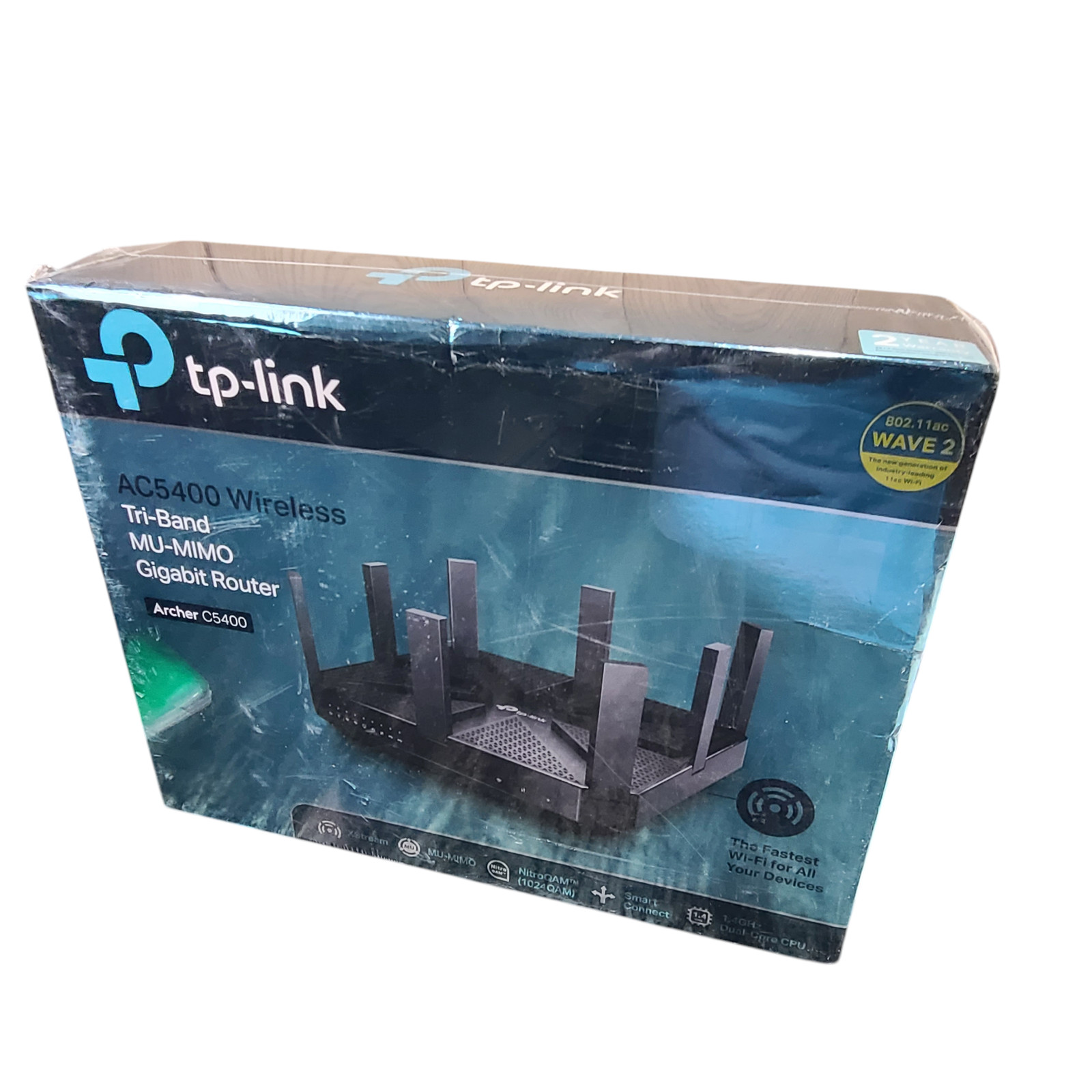 TP-LINK AC5400 Archer Wireless Mu-Mimo Gigabit Router - Black