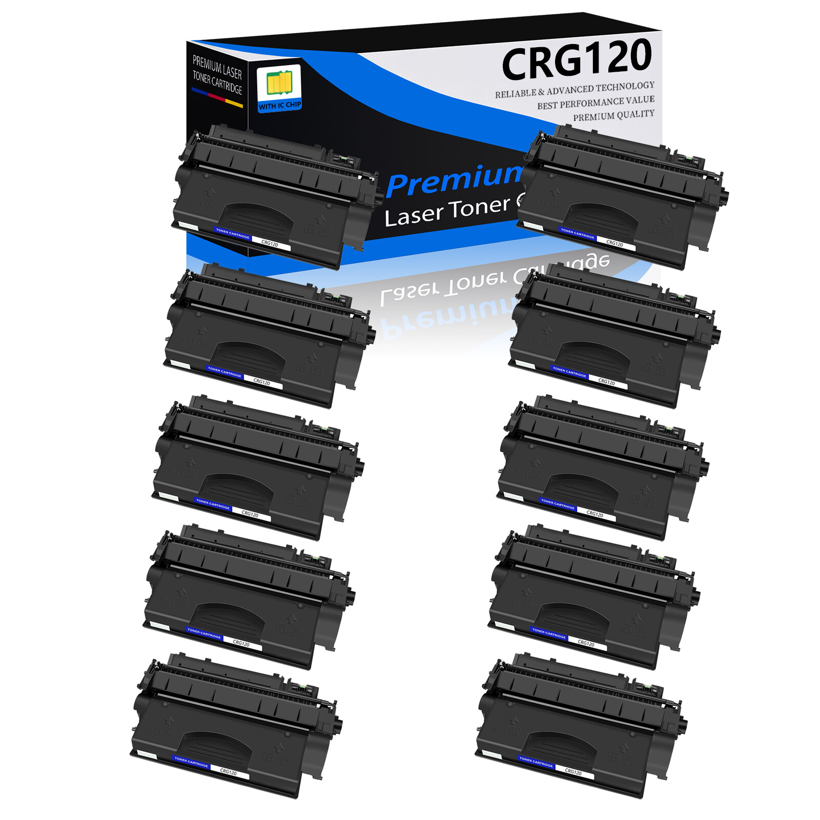 10 Pack - CRG120 120 Toner for Canon ImageClass  D1180 D1380 D1320 D1350 D1370