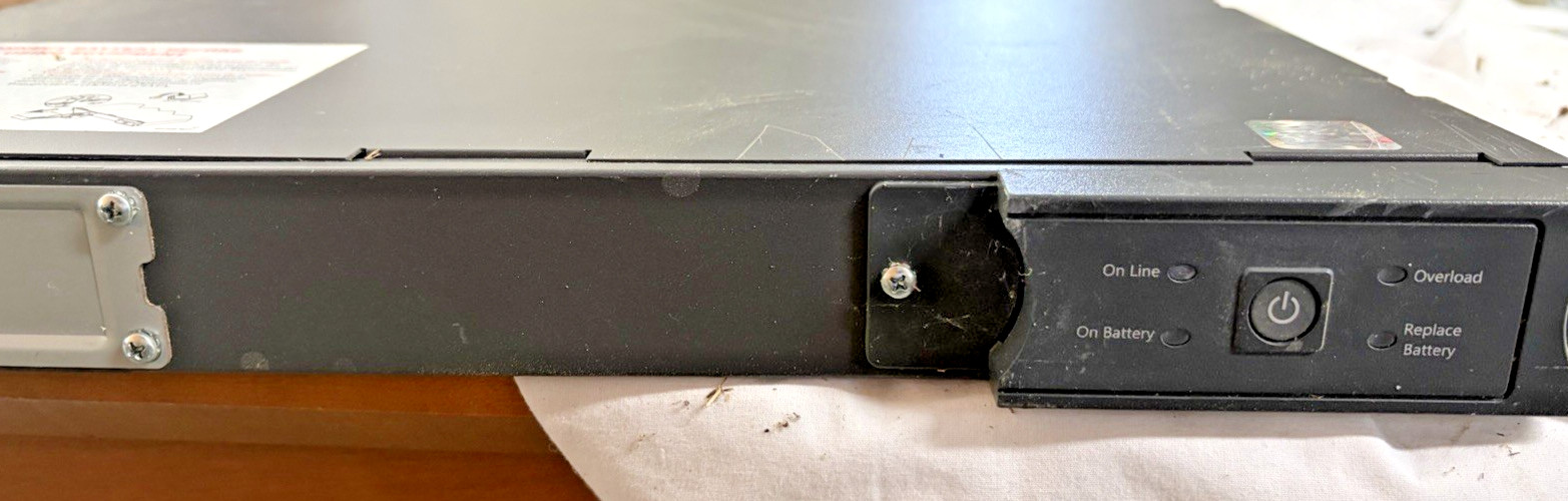 APC SC450RRM1U Rackmount UPS 450 VA 280 W Surge Protection Audible Alarm