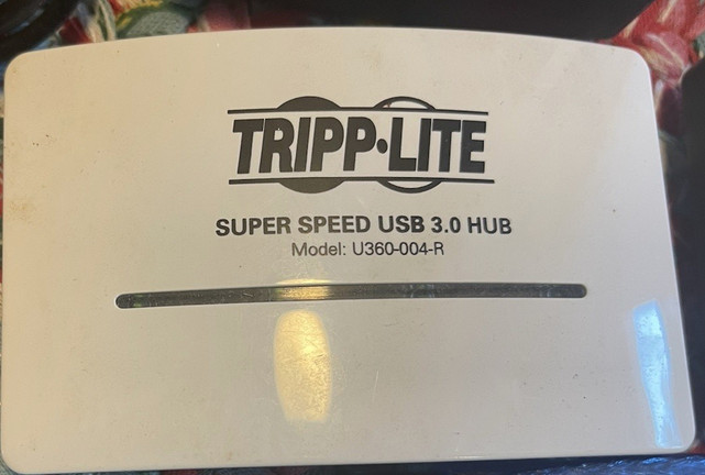 Tripp Lite Portable 4-Port USB 3.0 Ultra-Mini SuperSpeed Hub U360-004-R No AC