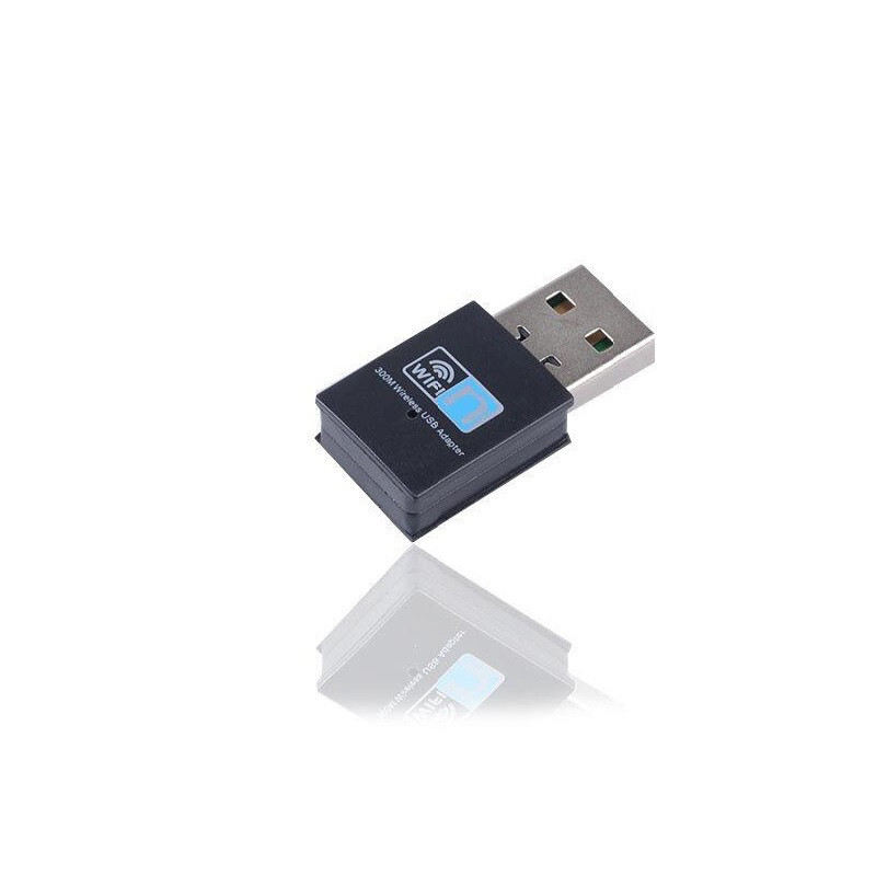 WiFi Network Card Internet Adapter USB Dongle 802.11n/g/b Wireless N 300Mbps ...