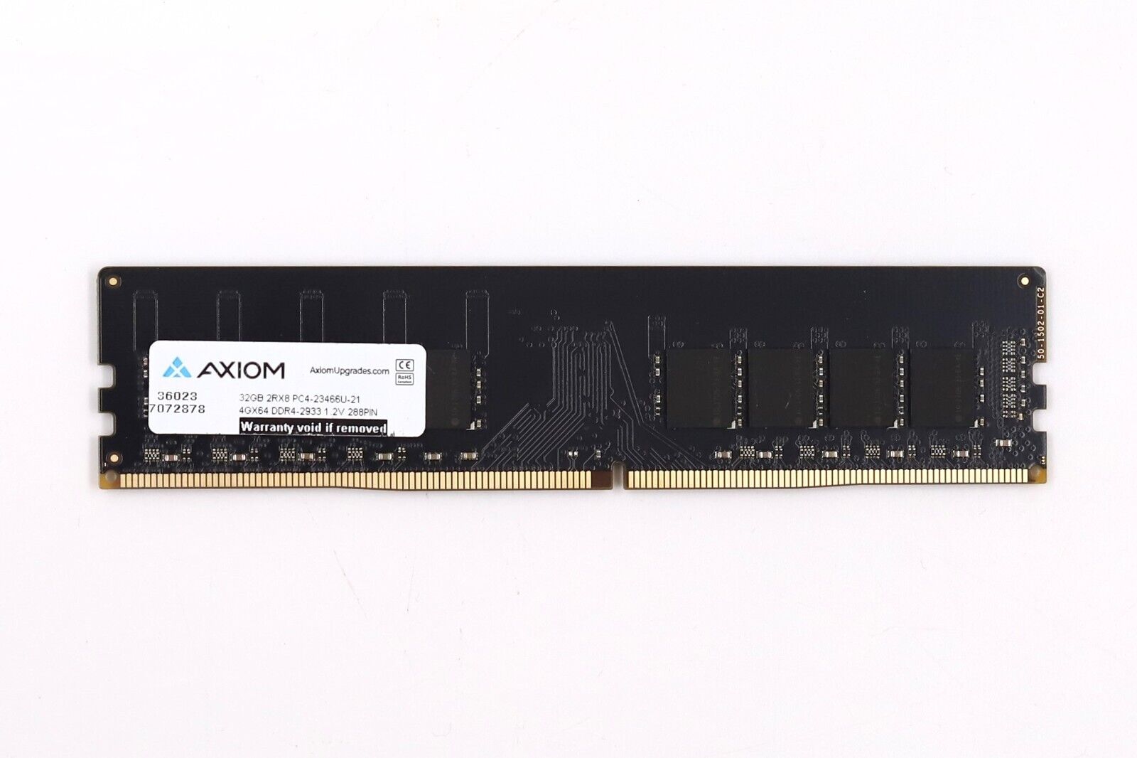 Axiom 32GB 2Rx8 PC4-23466U-21 DDR4-2933 288 PIN Memory 360237072878 Tested