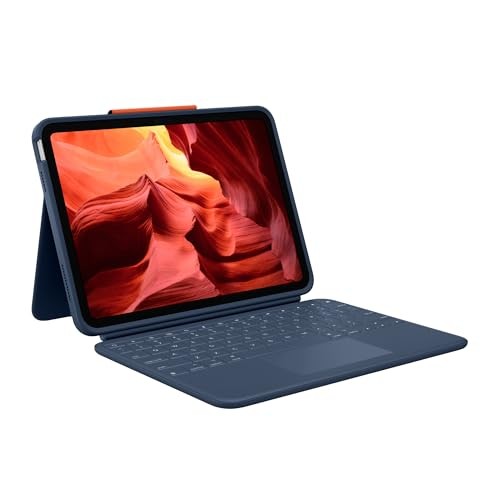 Logitech Rugged Combo 4 Touch Keyboard Case with Trackpad for iPad10th Gen